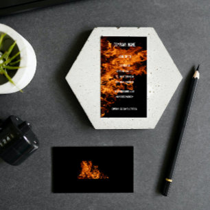 Open Fire Business Card