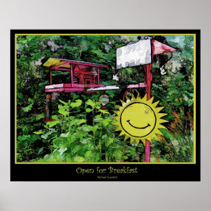 Open for Breakfast Poster