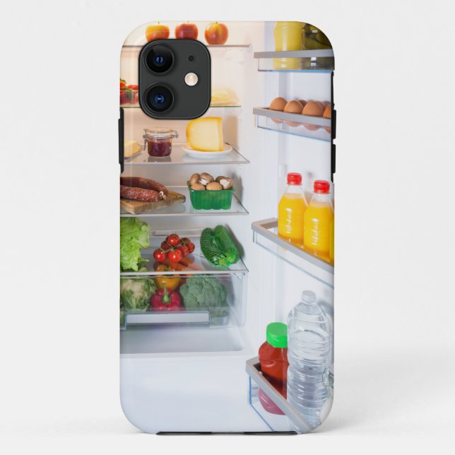 Open fridge filled with food Case-Mate iPhone case (Back)