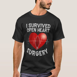 Open He Surgery Survived He Attack T-Shirt
