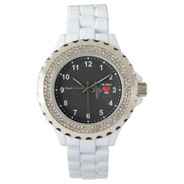  Open Heart Bypass Surgery Heart Attack Survivor Watch (Front)