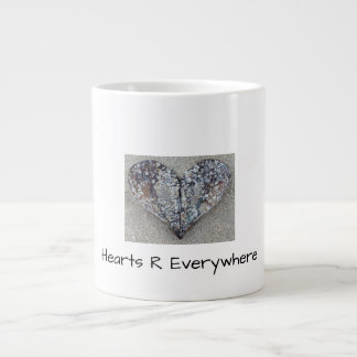 Open Heart Giant Coffee Mug Personalised