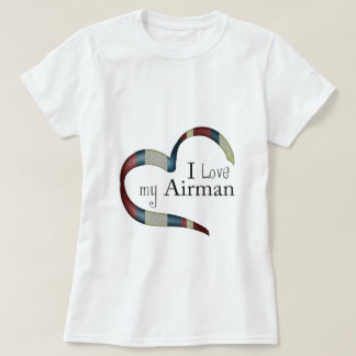 Open Heart : I love my airman T-Shirt