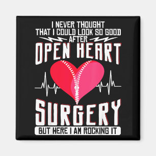Open Heart Surgery Byp Awareness Heart I Never Tho Magnet