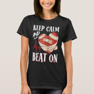 Open Heart Surgery Bypass Awareness Heart Keep Cal T-Shirt