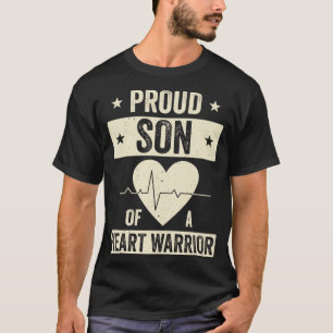 Open Heart Surgery CHD Transplant Son of a Heart W T-Shirt