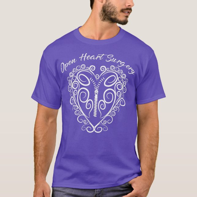 Open Heart Surgery  Cute Heart Patients Gift T-Shirt (Front)