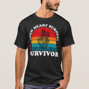 Open Heart Surgery Heart Attack Survivor Recovery T-Shirt