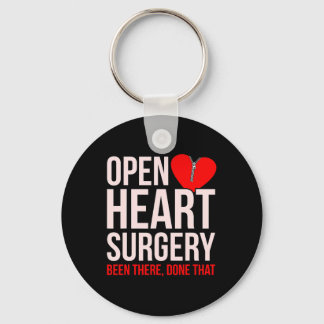 Open Heart Surgery Heart Disease Awareness Survivo Key Ring