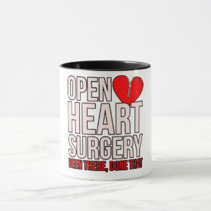 Open Heart Surgery Heart Disease Awareness Survivo Mug