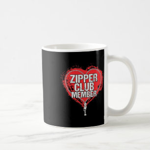 Open Heart Surgery Humour Funny Zipper Club Member Coffee Mug