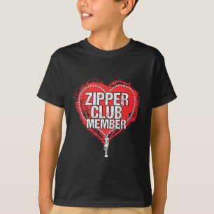 Open Heart Surgery Humour Zipper Club Member Tee G