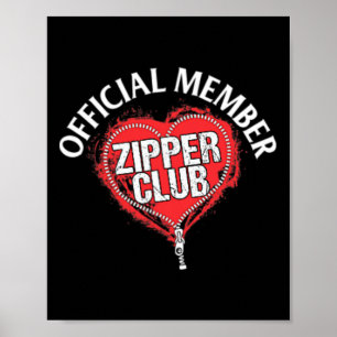 Open Heart Surgery Official Zipper Club Member Gif Poster