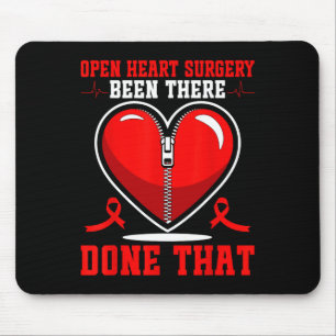 Open Heart Surgery Patients Heart Disease Awarenes Mouse Mat