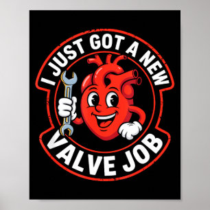 Open Heart Surgery Recovery Funny  Poster