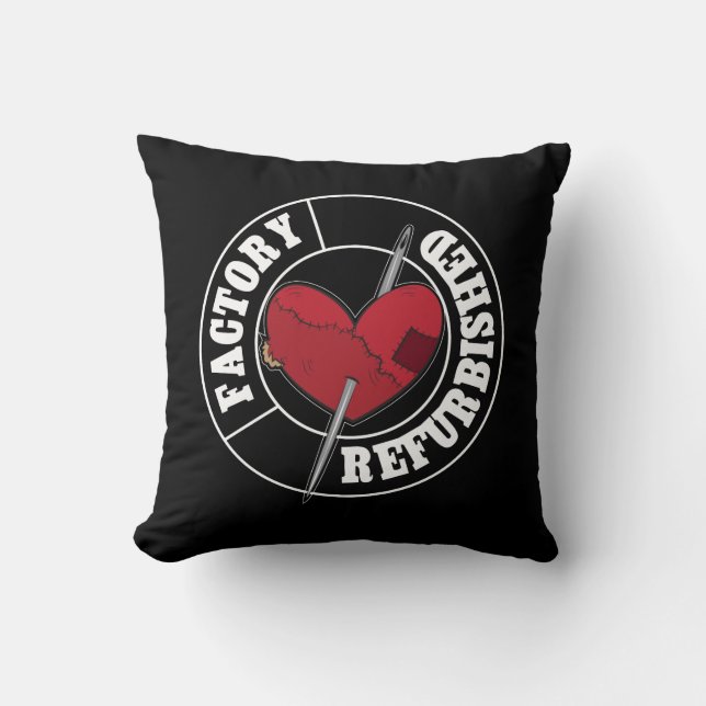 Open Heart Surgery Recovery Gift Cushion (Front)