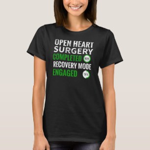 Open Heart Surgery Recovery   Open Heart Survivor T-Shirt