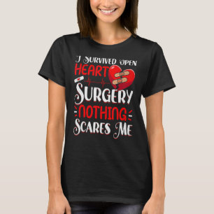 Open Heart Surgery Survivor Bypass Patient Heart T-Shirt