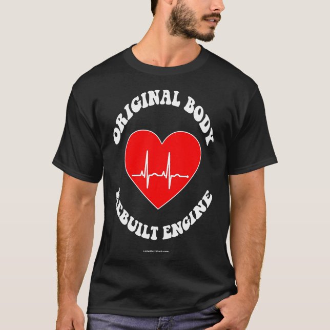 Open Heart Surgery Survivor Warrior Attack Disease T-Shirt (Front)