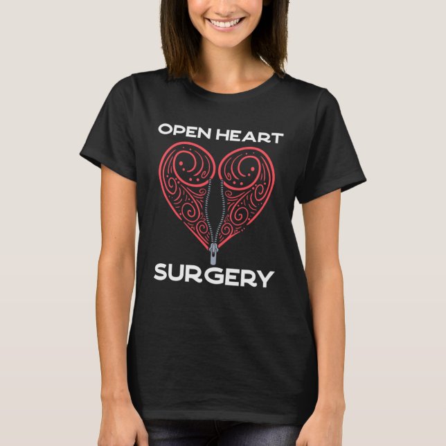 Open Heart Surgery Transplant Survivor Orthotopic  T-Shirt (Front)