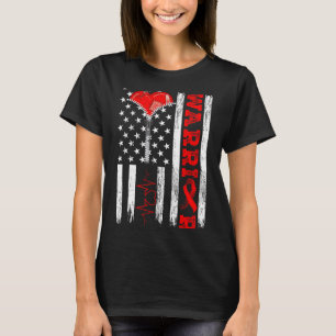 Open Heart Surgery Warrior Heart Disease Awareness T-Shirt
