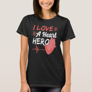 Open Heart Surgery Warrior's Family  Bypass Heart  T-Shirt