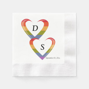 Open Hearts Napkin