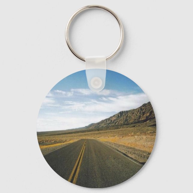 Open Highway- Death Valley Key Ring (Front)
