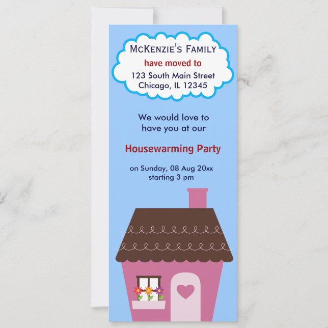 Open House Announcement (Front)