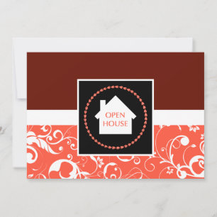 open house announcement : professional damask