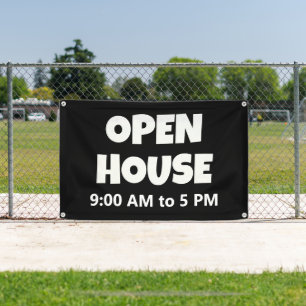 OPEN HOUSE Custom Banner