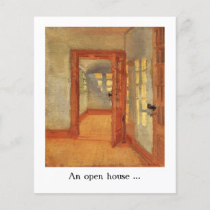 Open house flyers hand outs advertisements fun art