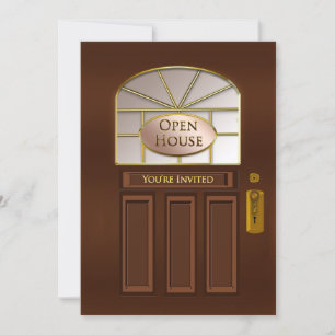 OPEN HOUSE INVITATION - DISTINGUISHED FRONT DOOR