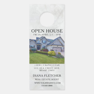 Open House Invitation Real Estate Farming Door Han Hanger