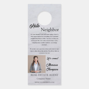 Open House Invitation Real Estate Farming Door Han Hanger