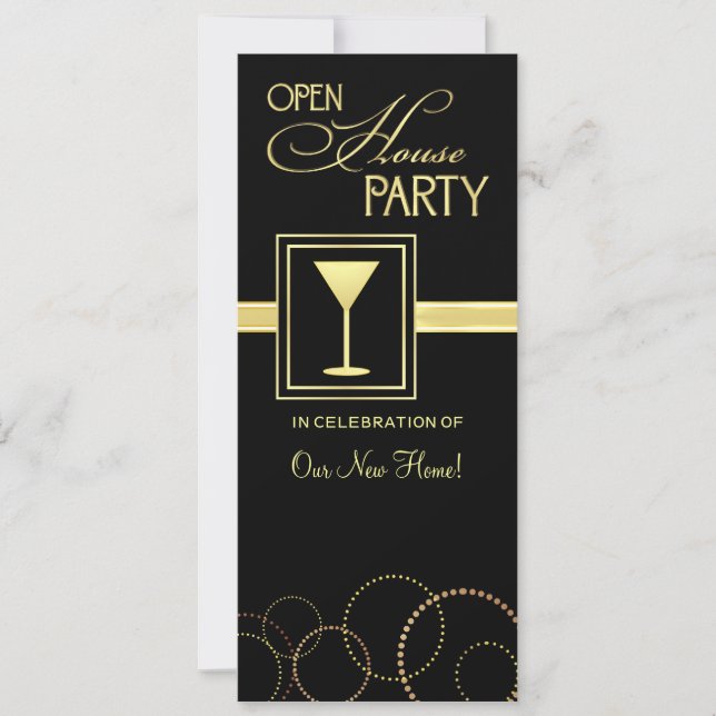 Open House Party Invitations (Front)
