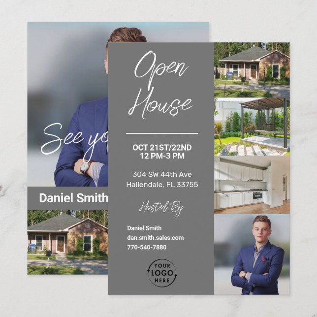 Open House | Real Estate Marketing Flyer Invitation (Front/Back)