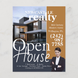 Open House Real Estate Realtor Flyer 