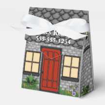 Open House Realty Company House Pinch Box Favours