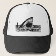 OPEN JAWS Crosshatch Art Trucker Hat