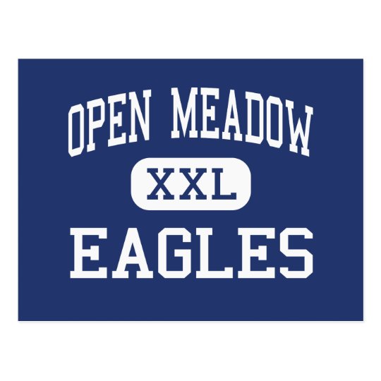 Open Meadow Eagles Middle Portland Oregon Postcard