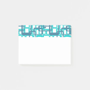 Open Mid-Century Modern Rectangles Post-it Notes