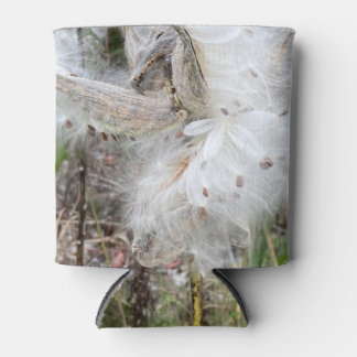 Open Milkweed Pods | Seeds with Silk | Can Cooler
