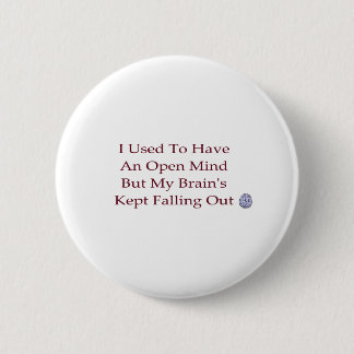 Open Mind 6 Cm Round Badge