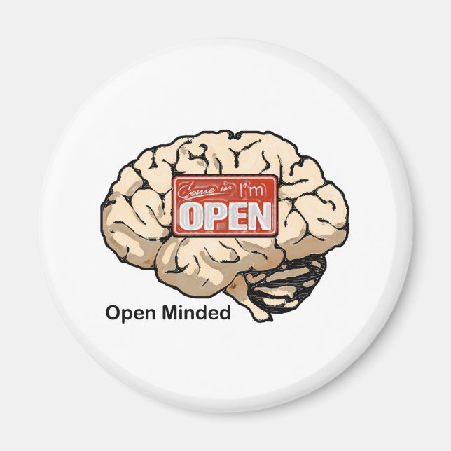 Open Minded Magnet (Front)