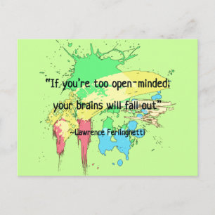OPEN-MINDED POSTCARD