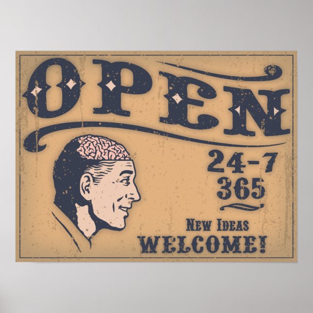Open Minded Poster (Front)