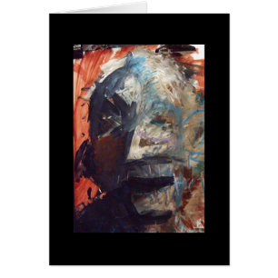 open mouth mask (card)