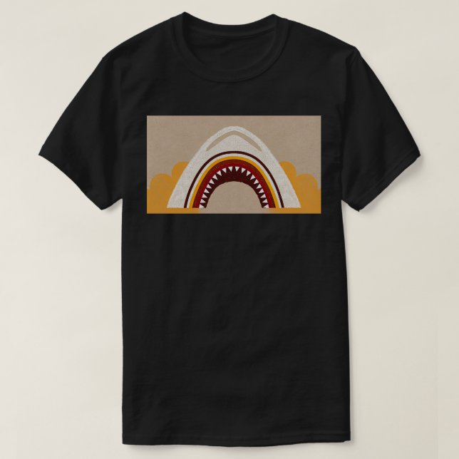open mouth of shark T-Shirt (Design Front)