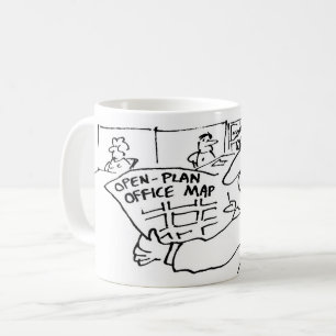 Open-Plan Office Map Coffee Mug